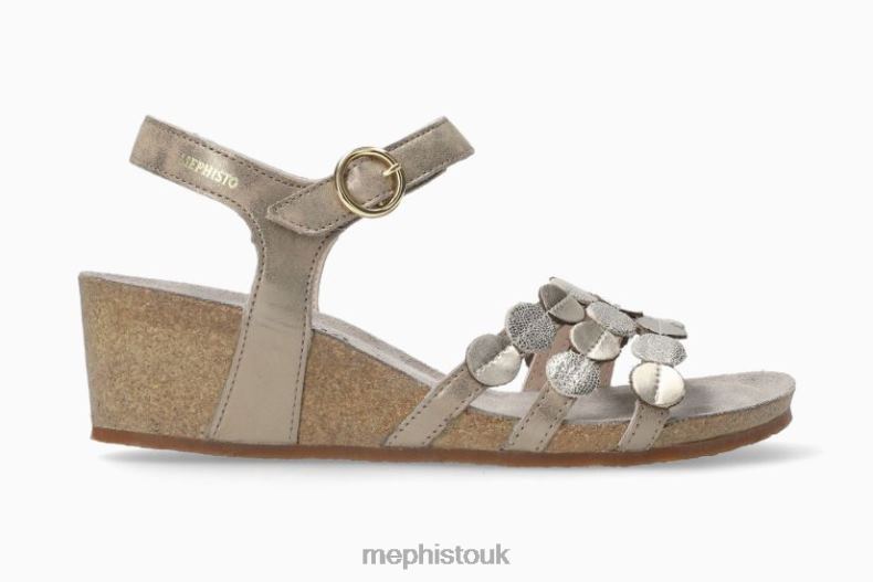 Women F0ND2242 MATILDE DARK TAUPE Mephisto Sandals