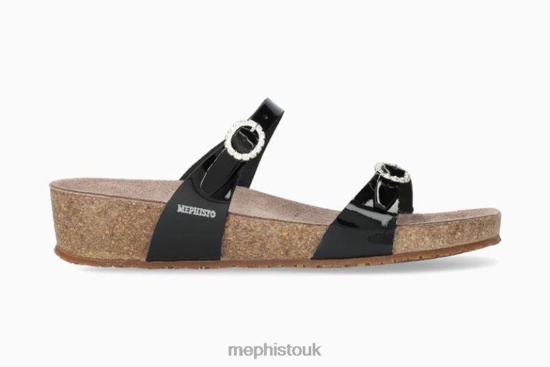 Women F0ND228 IDELYA BLACK Mephisto Sandals