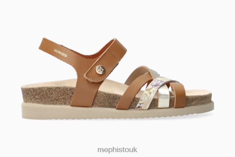 Women F0ND2372 HALINKA CAMEL Mephisto Sandals