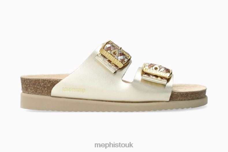 Women F0ND2373 HESTER TWIST GOLD Mephisto Sandals