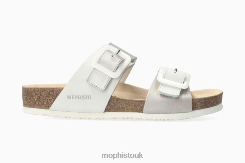 Women F0ND268 MADISON SILVER Mephisto Sandals