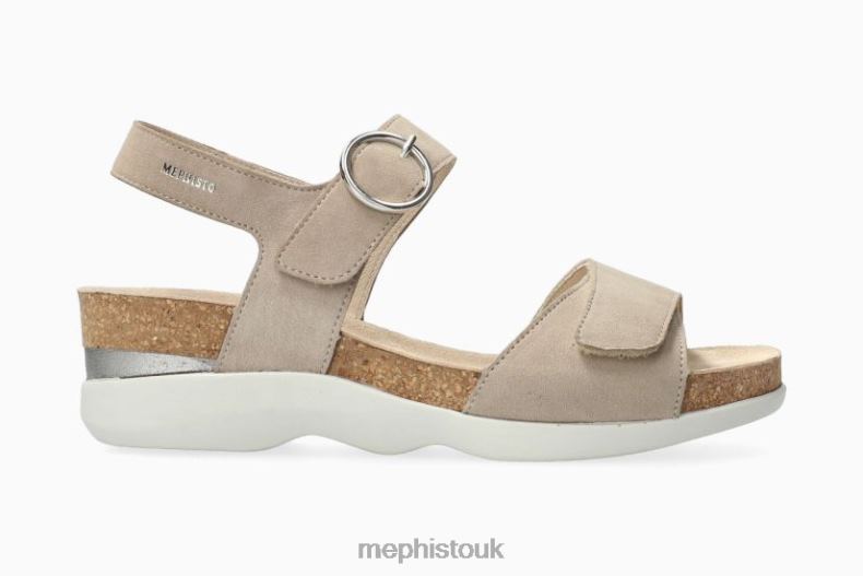 Women F0ND270 ORIANA WARM GREY Mephisto Sandals