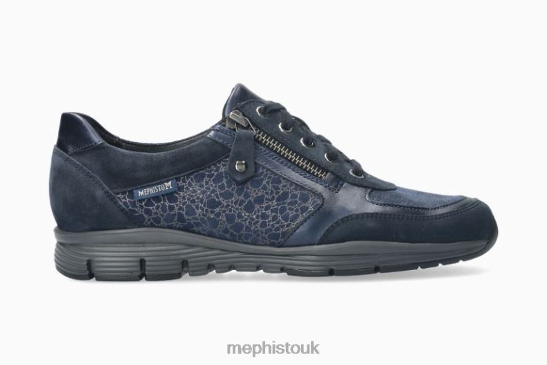 Women F0ND2276 YLONA NAVY Mephisto Sneakers