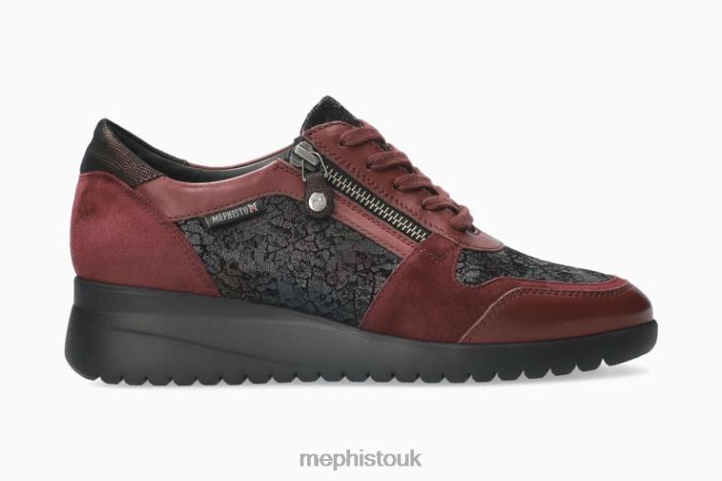 Women F0ND2282 IASMINA WINE Mephisto Sneakers