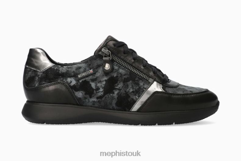 Women F0ND2301 MONIA BLACK Mephisto Sneakers