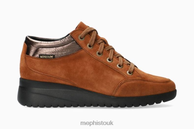 Women F0ND2309 IANIE HAZELNUT Mephisto Sneakers